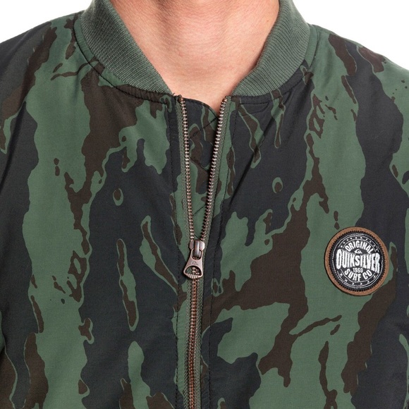 🔥Quiksilver Hakata Bay Bomber Jacket NWT - Picture 6 of 9